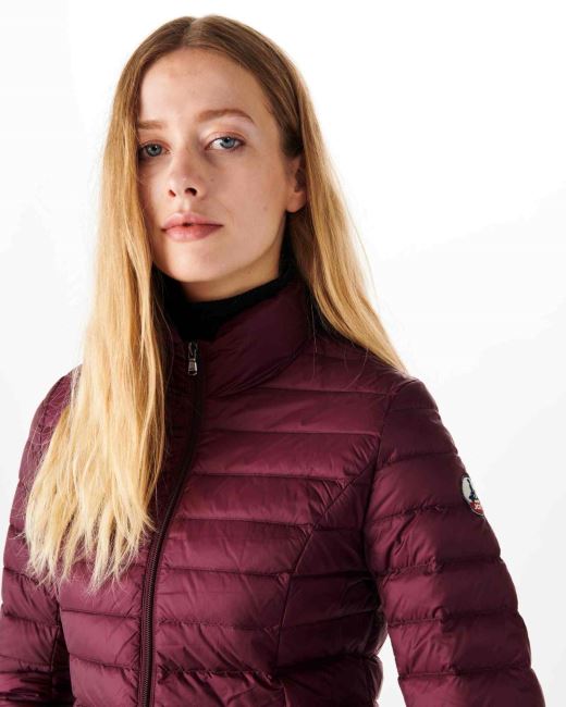 Lightweight Down Jacket Aubergine Cha Jott