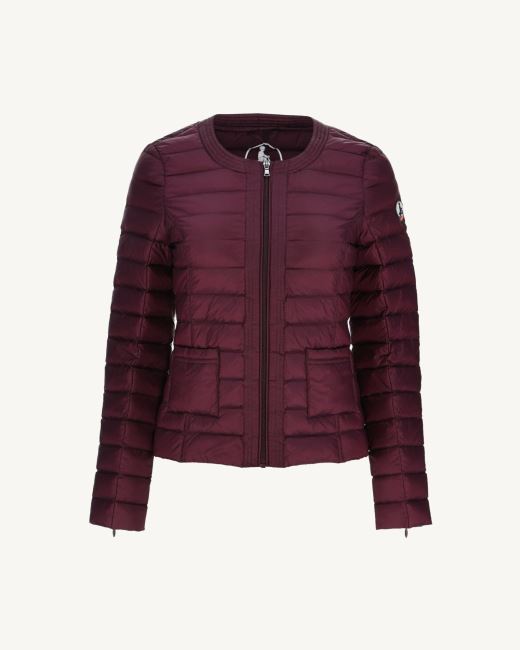 Lightweight Down Jacket Aubergine Douda Jott