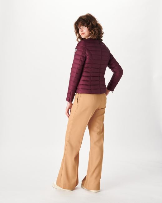 Lightweight Down Jacket Aubergine Douda Jott