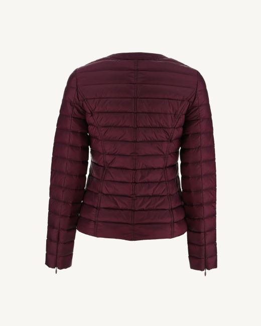 Lightweight Down Jacket Aubergine Douda Jott