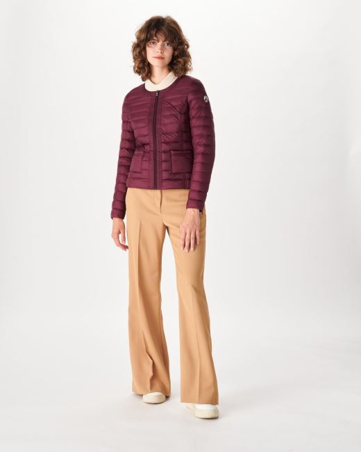 Lightweight Down Jacket Aubergine Douda Jott