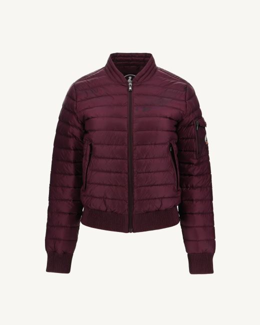 Lightweight Down Jacket Aubergine Emmy Jott