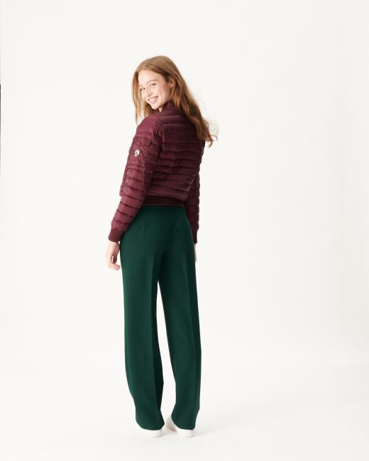 Lightweight Down Jacket Aubergine Emmy Jott