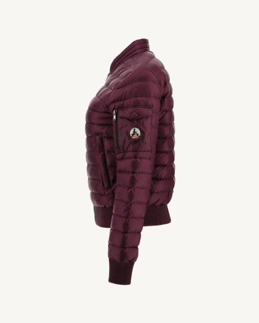 Lightweight Down Jacket Aubergine Emmy Jott