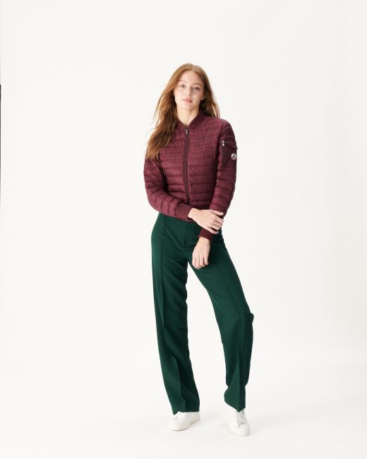 Lightweight Down Jacket Aubergine Emmy Jott