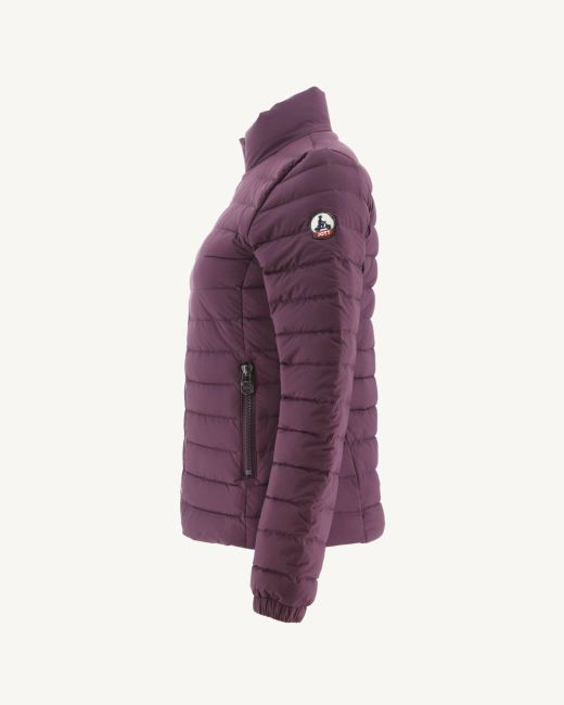 Lightweight Down Jacket Aubergine Jade Jott