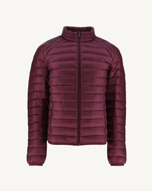 Lightweight Down Jacket Aubergine Mat Jott