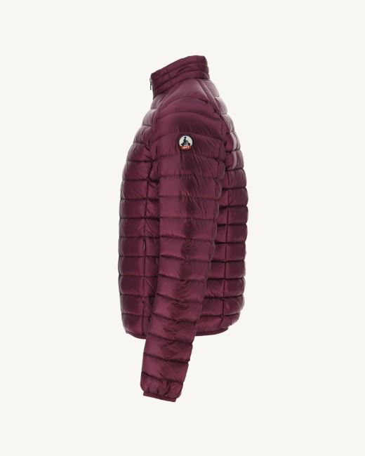 Lightweight Down Jacket Aubergine Mat Jott