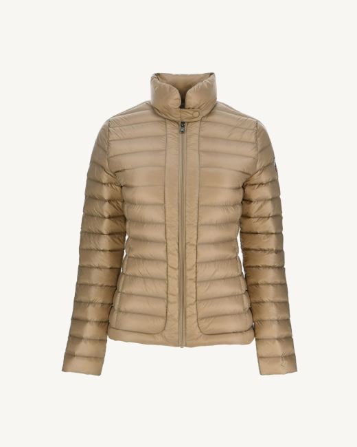 Lightweight Down Jacket Beige Anna Jott