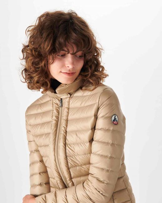 Lightweight Down Jacket Beige Anna Jott