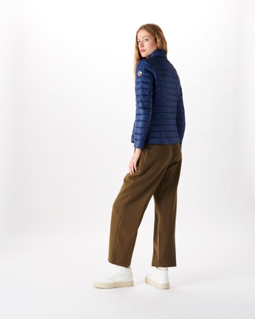 Lightweight Down Jacket Blue Abysse Cha Jott