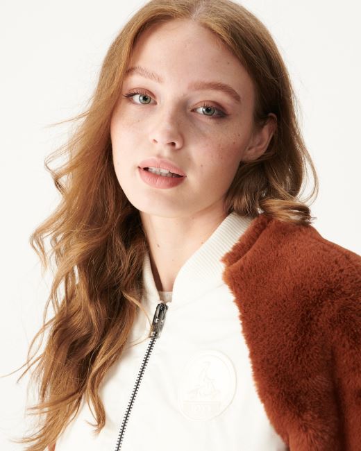 Lightweight Down Jacket Caramel Arya Jott