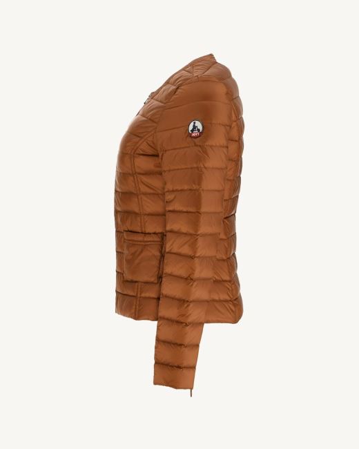 Lightweight Down Jacket Caramel Douda Jott