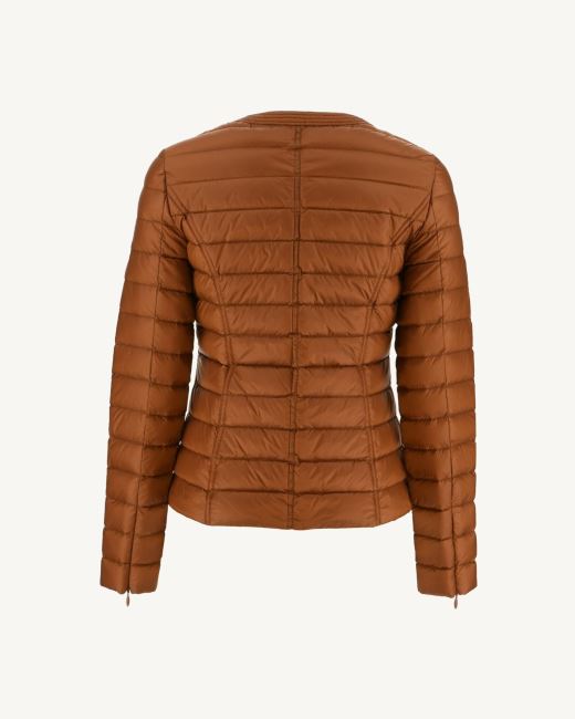 Lightweight Down Jacket Caramel Douda Jott