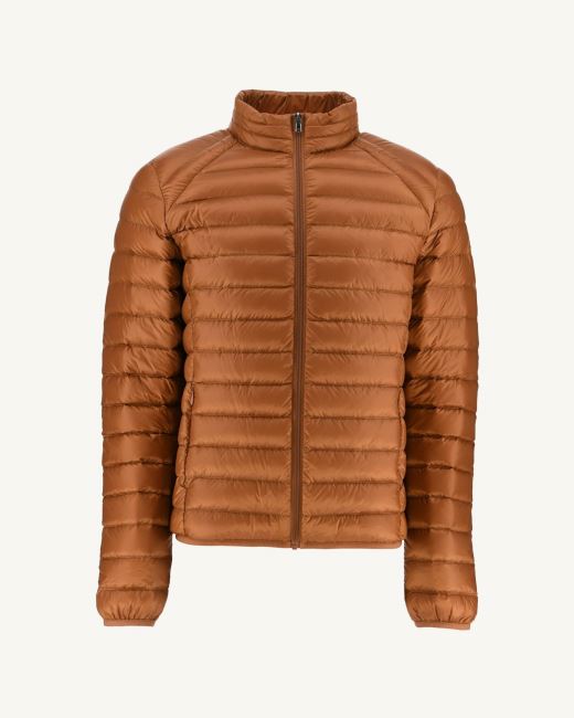 Lightweight Down Jacket Caramel Mat Jott