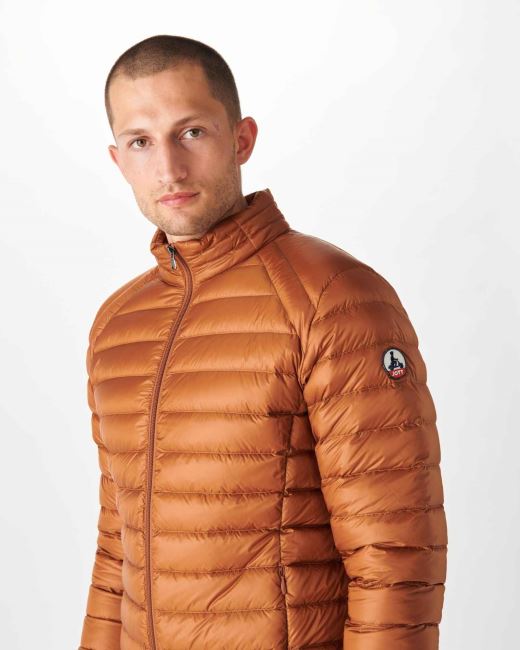 Lightweight Down Jacket Caramel Mat Jott