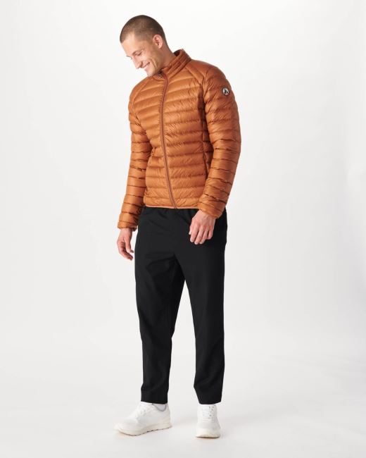 Lightweight Down Jacket Caramel Mat Jott