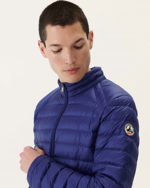 Lightweight Down Jacket Dark Denim Mat Jott