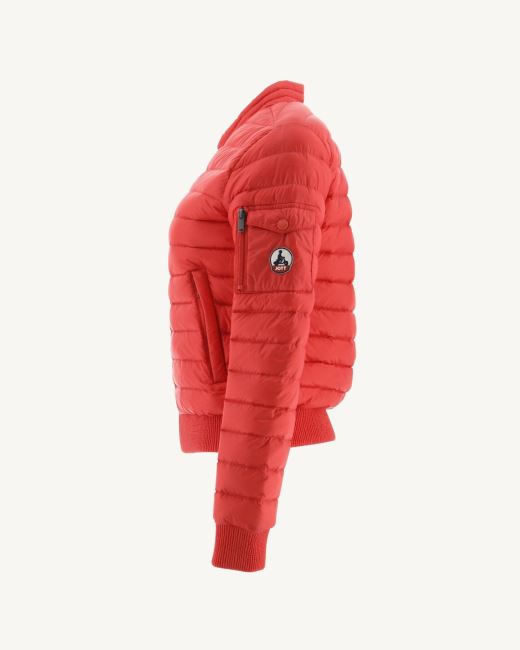 Lightweight Down Jacket Fire Red Emmy Jott