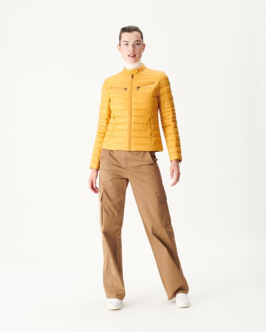 Lightweight Down Jacket Moutarde Nina Jott