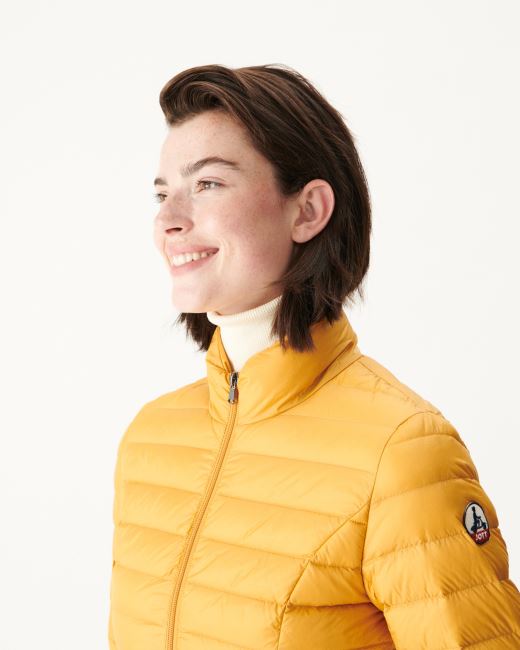 Lightweight Down Jacket Mustard Yellow Cha Jott