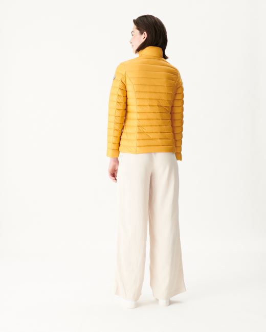 Lightweight Down Jacket Mustard Yellow Cha Jott