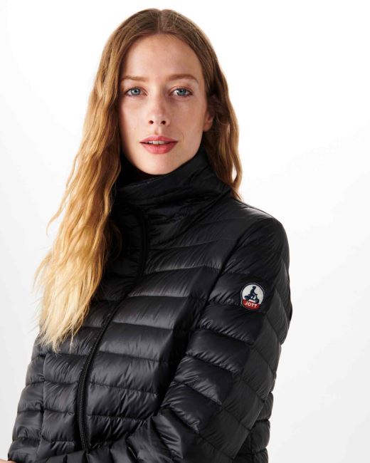 Lightweight Down Jacket Noir Louisa Jott