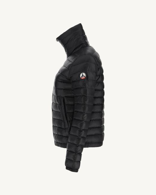 Lightweight Down Jacket Noir Louisa Jott