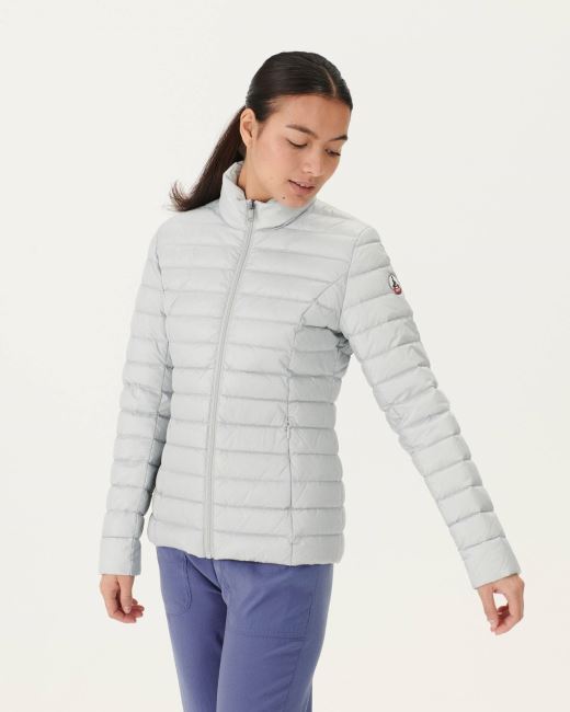 Lightweight Down Jacket Soft Grey Cha Jott