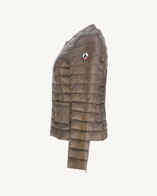 Lightweight Down Jacket Taupe Douda Jott