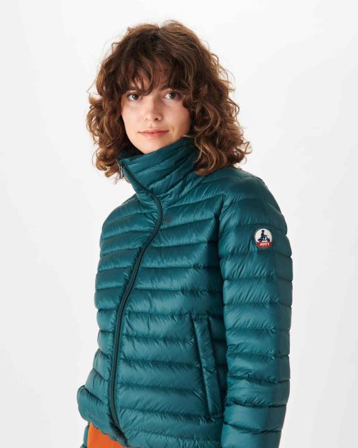 Lightweight Down Jacket Vert Fonce Louisa Jott