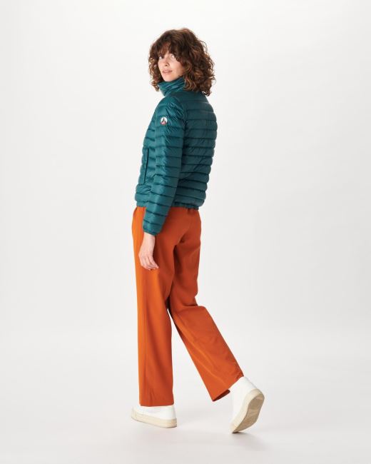 Lightweight Down Jacket Vert Fonce Louisa Jott