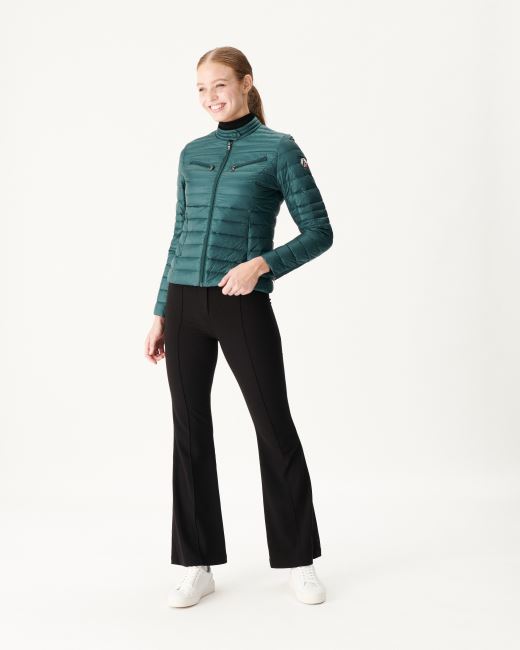 Lightweight Down Jacket Vert Fonce Nina Jott