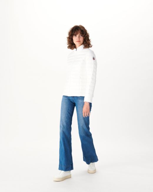 Lightweight Down Jacket White Cha Jott