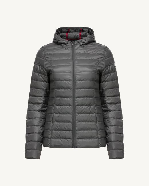 Lightweight Hooded Down Jacket Jott Anthracite Cloe