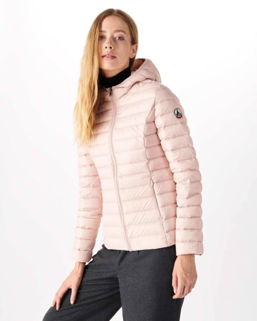 Lightweight Hooded Down Jacket Rose Pale Cloe Jott
