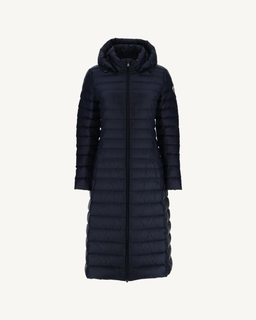 Long And Light Down Jacket Marine Laurie Jott