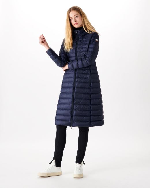 Long And Light Down Jacket Marine Laurie Jott
