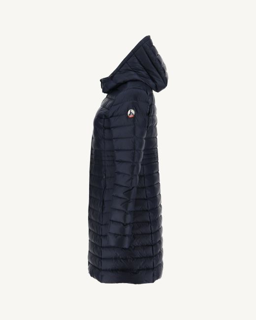 Long Hooded Down Jacket Marine Vero Jott