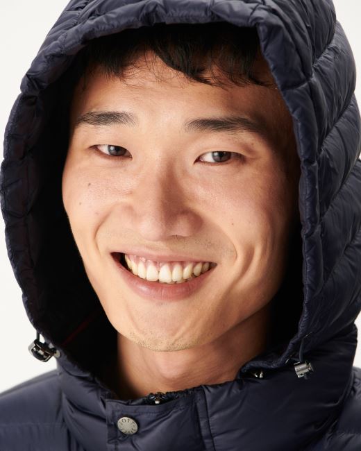 Marine Light Hooded Down Jacket Florent Jott