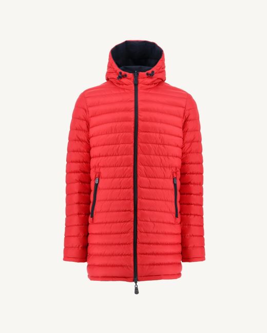 Marine/Rouge Reversible Light Puffer Jacket Amsterdam Jott
