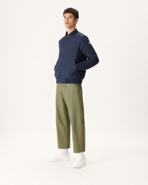 Navy Blue/Red Reversible Down Jacket Bombay Jott