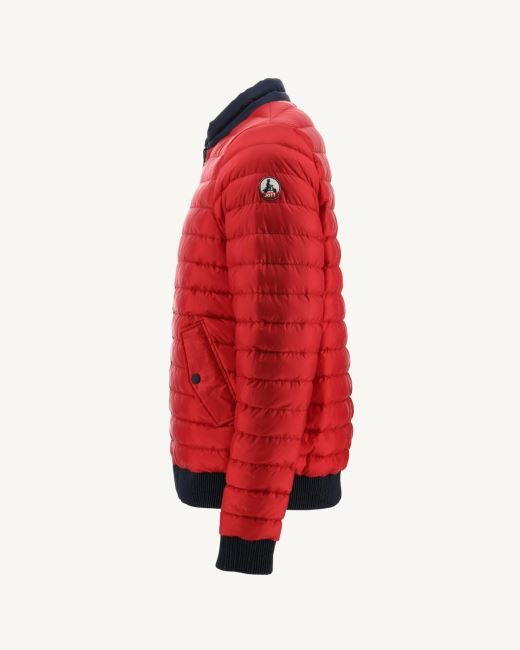 Navy Blue/Red Reversible Down Jacket Bombay Jott
