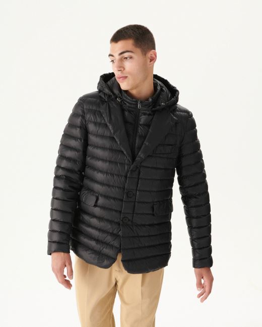 Noir Down Jacket Valentin Jott