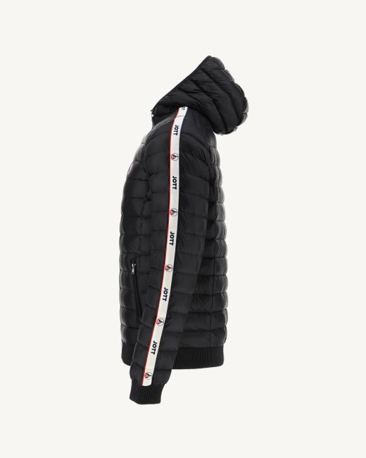 Noir Hooded Down Jacket Colin Jott
