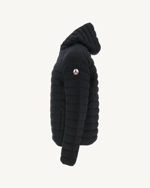 Noir Hooded Down Jacket Nico Jott