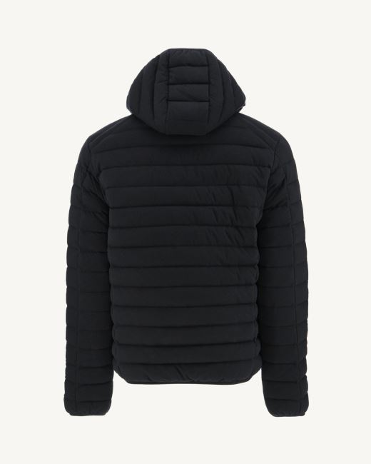 Noir Hooded Down Jacket Nico Jott