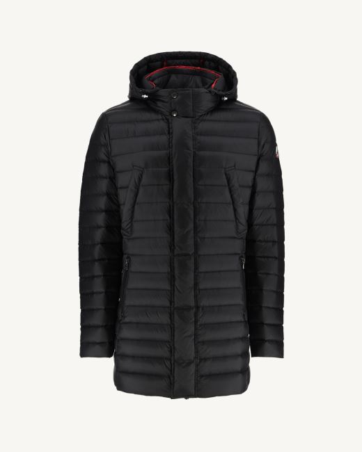 Noir Light Hooded Down Jacket Florent Jott