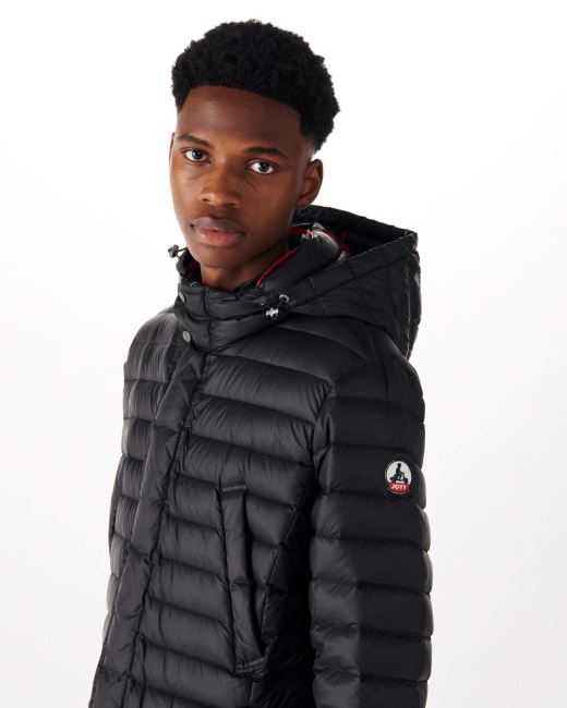 Noir Light Hooded Down Jacket Florent Jott