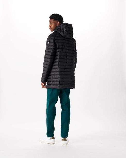 Noir Light Hooded Down Jacket Florent Jott